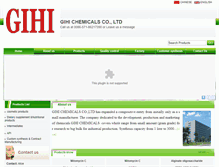 Tablet Screenshot of gihichem.com